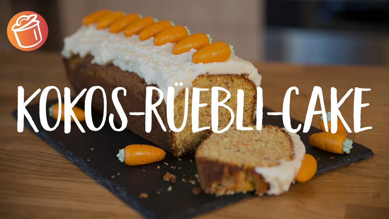 Kokos-Rüebli-Cake