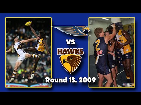 Round 13, 2009 - West Coast Eagles vs Hawthorn