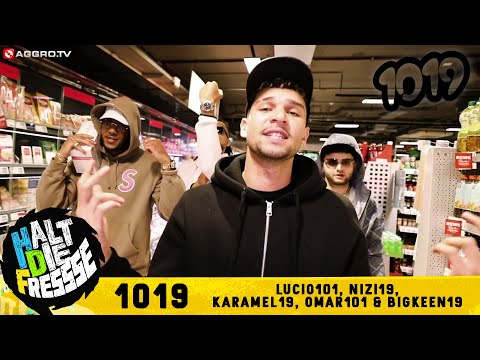 LUCIO101, NIZI19, KARAMEL19, OMAR101 & BIG KEEN19 [1019 RECORDS] - HALT DIE FRESSE 443 (AGGROTV)