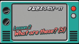 [철원초 5학년]_#11_Lesson2. What are these?(5)