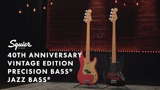  - Exploring the Squier 40th Anniversary Vintage Edition Basses | Fender