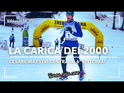 LA CIASPOLADA 2025 | VAL DI NON | CORRERE NELLA NEVE | TRENTINO
