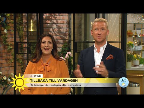 Programledaren: ”Liten käftsmäll efter tre veckors semester” - Nyhetsmorgon (TV4)