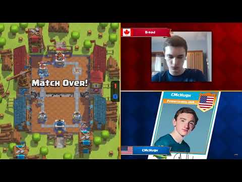 ‪B Rad VS CMchugh   2017 Clash Royale Crown Championship Fall NA Top 10 W2‬‏   YouTube