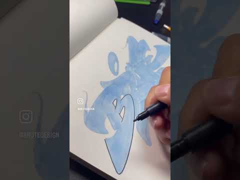 Graffiti style typography