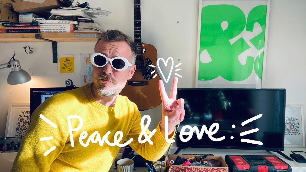 Creating Peace & Love: From Doodle to Pin Badge