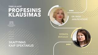 Profesinis klausimas. Skaitymas kaip spektaklis. S04E03