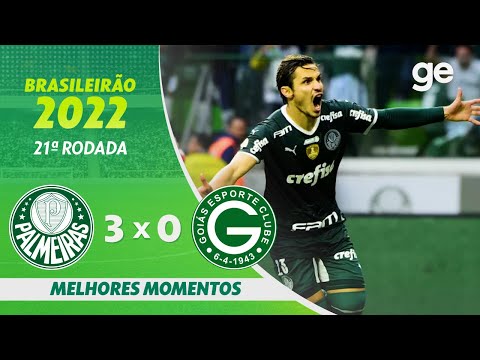 Gols e lances de Palmeiras x Goiás