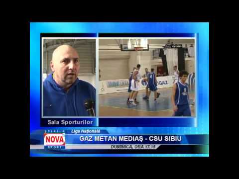 Marcel Ţenter despre Gaz Metan vs CSU Sibiu - NovaTv Mediaş