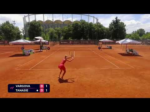 Nina Vargova (SVK) vs Lavinia Tanasie (ROU) // 6-4 6-4 // W75 Bucharest // Qualifying R2