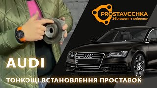 Проставки опор передних стоек Audi полиуретановые 20мм (12-15-016/20)