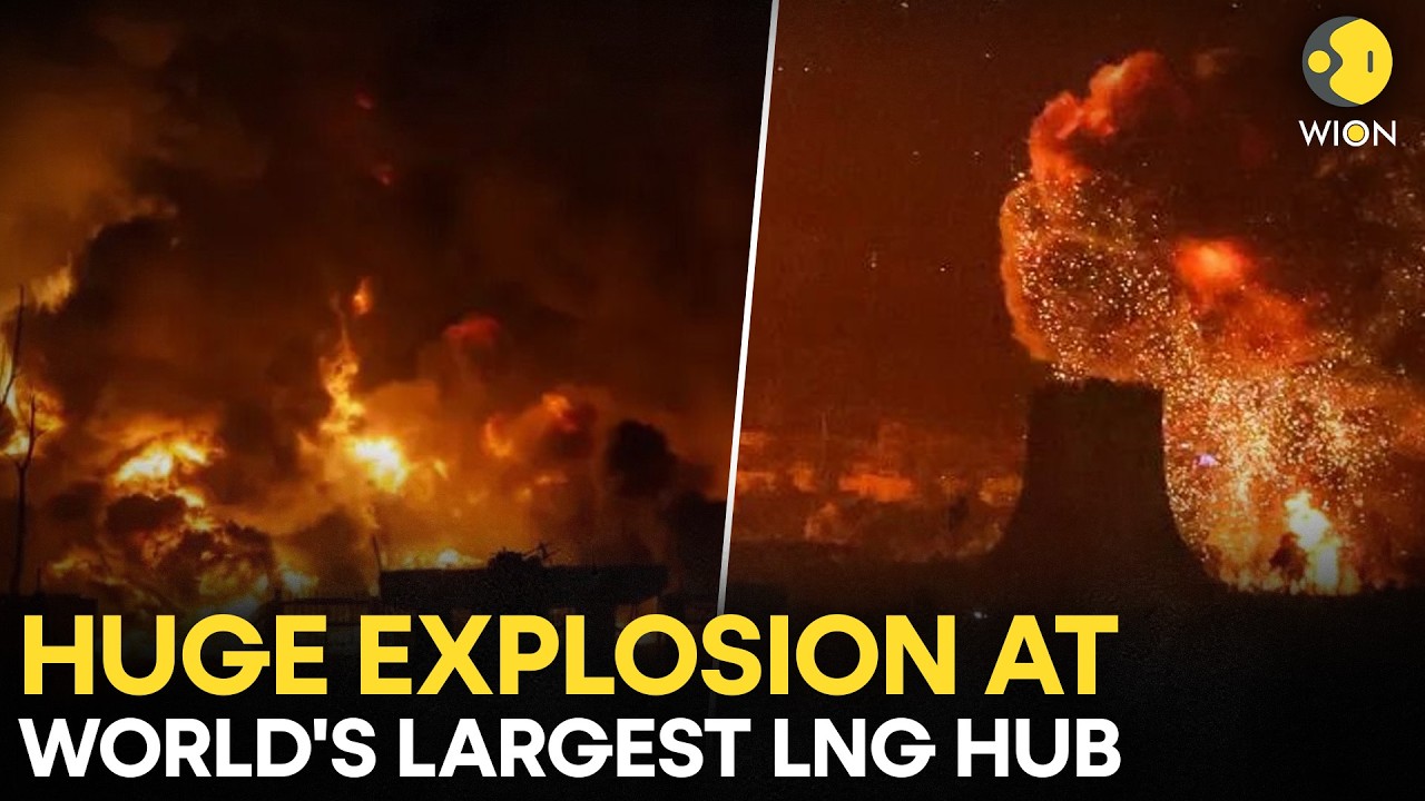 Qatar LNG Explosion LIVE : HUGE Blast At QATAR'S LNG Site,  At Least 54 Injured And 18 Missing| WION