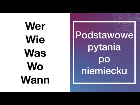 Lekcja 7 - Podstawowe pytania po niemiecku 🇩🇪#jezykniemiecki #niemiecki #wfragen