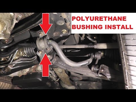 Polyurethane Sway Bar Bushing Install with Basic Hand Tools HD