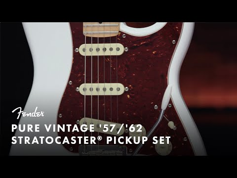 Fender Pure Vintage '57/'62 Stratocaster® Pickup Set, Aged White, 0992117000 image 4
