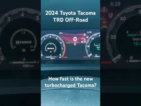 Thumbnail for 2024 Toyota Tacoma TRD Off-Road | 0-60 mph Test  #tacoma #speed by Toyota, Truck
