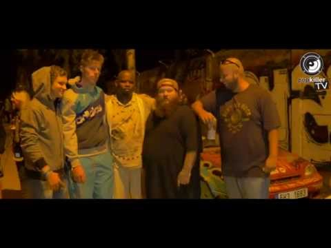 Action Bronson performs and tags cars & walls @ Hip Hop Kemp 2014 (Popkiller.pl)