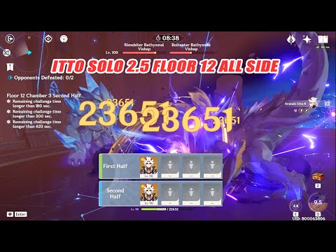 Itto Solo 2.5 Abyss Floor 12 All Side 9-Star - Golden Wolflord Can't Stop Him