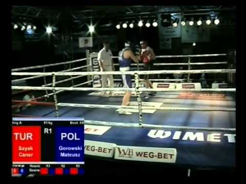 STAMM 2011 ćwierćfinał 81kg SAYAK Caner vs GOROWSKI Mateusz