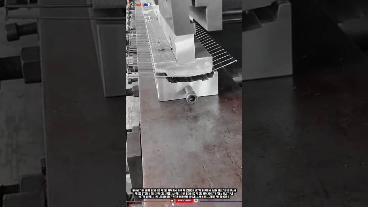 Innovation Wire Bending Press Machine for Precision Metal Forming with Brake Press System #tech