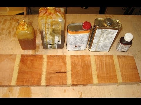 Öl Finish Vergleich - Holzwerken