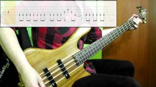Lordi - The Riff (Bass Cover) (Play Along Tabs In Video)