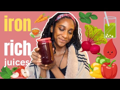 Iron Rich Juice Recipes | Solve Anemia Naturally w/ Kuvings AUTO 10