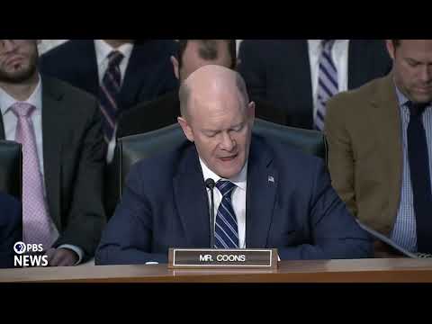 WATCH: Sen. Coons questions Patel in confirmation hearing
