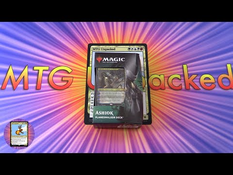 Theros: Beyond Death Ashiok Planeswalker Deck Unboxing - NICE PULL!