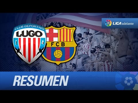 Resumen de CD Lugo (3-2) FC Barcelona B