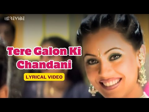 Tere Galon Ki Chandani (Lyric Video) |Alka Yagnik,Udit Narayan| Govinda, Rani | Pyaar Koi Khel Nahin