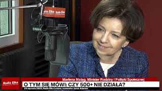 Wideo: Marlena Maląg, Minister Rodziny i Polityki Społecznej w Radiu Elka