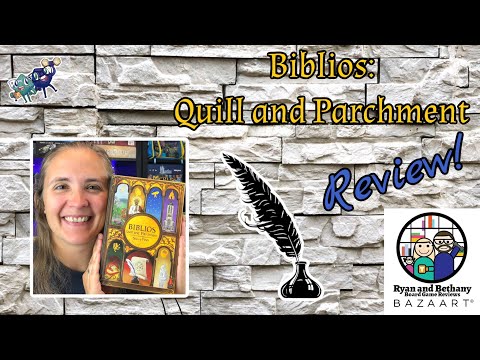 Ryan and Bethany review Biblios: Quill and Parchment!