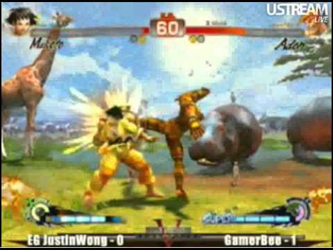 Seasons Beatings Redemption SSF4 Finals Bracket EG Justin Wong vs GamerBee