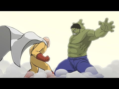 Hulk vs Saitama Animation (Part 1/3) - Taming The Beast