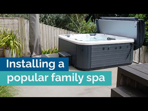 Start to finish - Installing a family and entertaining spa