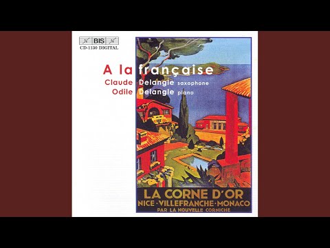 Tableaux de Provence: V. Lou Cabridan (Le cabridan) (Version for saxophone and piano)