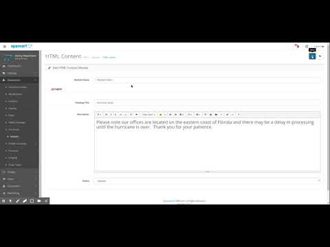 How to add message or banner to top of Opencart checkout