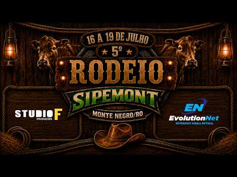 RODEIO SIPEMONT 2026: QUINTA-FEIRA (16/07)