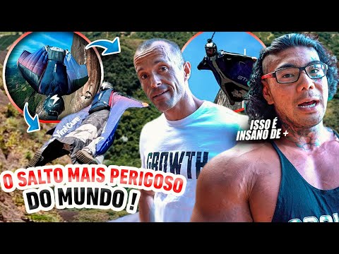 O SALTO MAIS PERIGOSO DO MUNDO WINGSUIT COM JAPA MORFO E GABRIEL LOTT