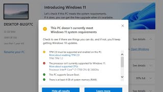 Install Windows 11 on Unsupported PC or System Official Way | upgrade windows to 11 | 10 to 11