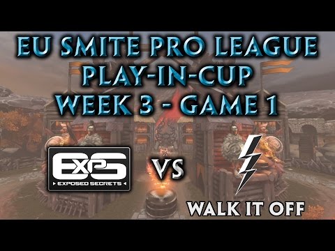 EU Pro League Play-In-Cup Week 3 - Exposed Secrets vs. Walk it Off