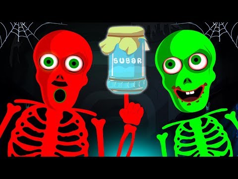 Esqueleto Johny, sí papá - Canciones infantiles animadas | Pueblo Teehee