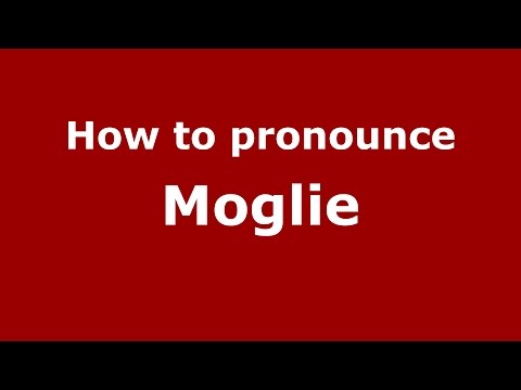 How to pronounce Moglie