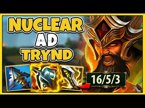 MAXIMUM AD TRYNDAMERE DOES A RIDICULOUS AMOUNT OF DAMAGE (INSTANT ONE-SHOTS) - League of Legends