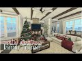 Bloxburg | Two-Story Winter Christmas Family Home | Roblox | House Build