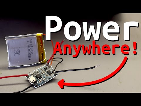 Power Your Projects With Batteries! (LiPo/Li-ion)
