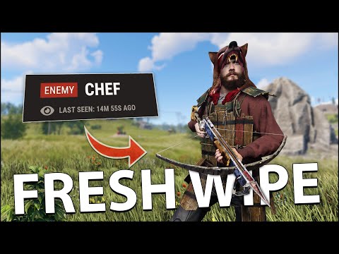 MAKING ENEMIES ON WIPE DAY! - Rust (1/4)