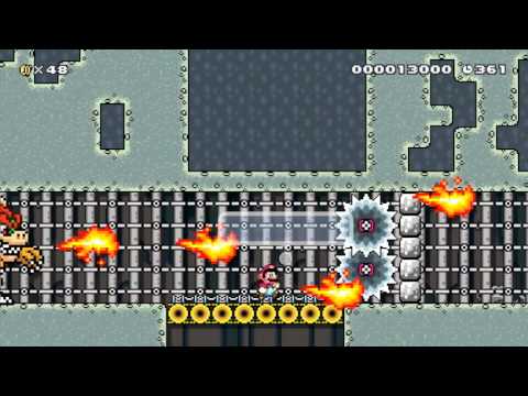 The Beast in the Basement by Thorn - Super Mario Maker - No Commentary 1AE
