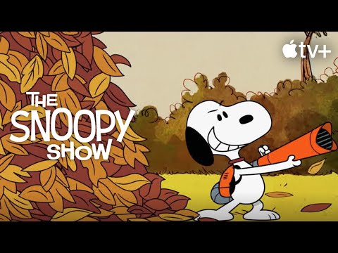 Snoopy & The Leaf Blower! & more Snoopy clips! | The Snoopy Show Compilation | Apple TV+